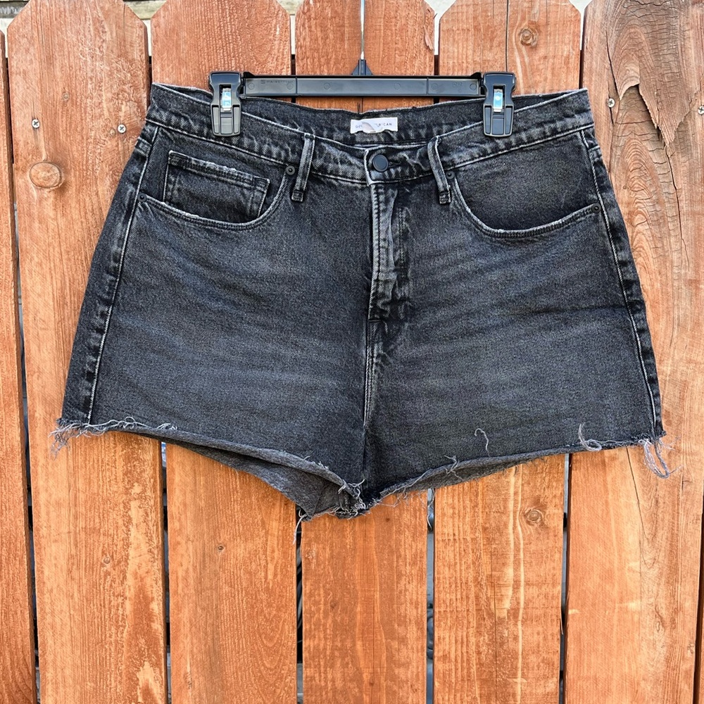 Good American denim shorts